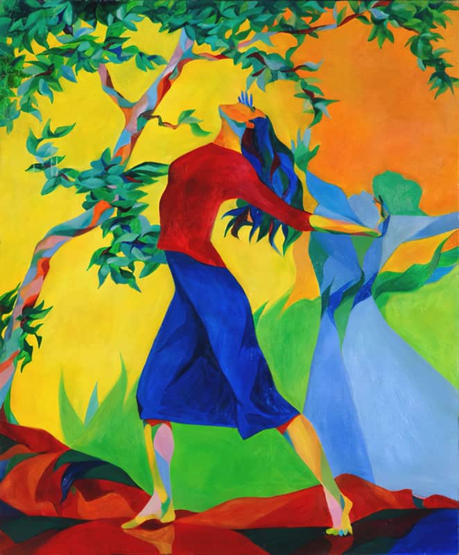 Peinture: Élan, Huile sur Toile 