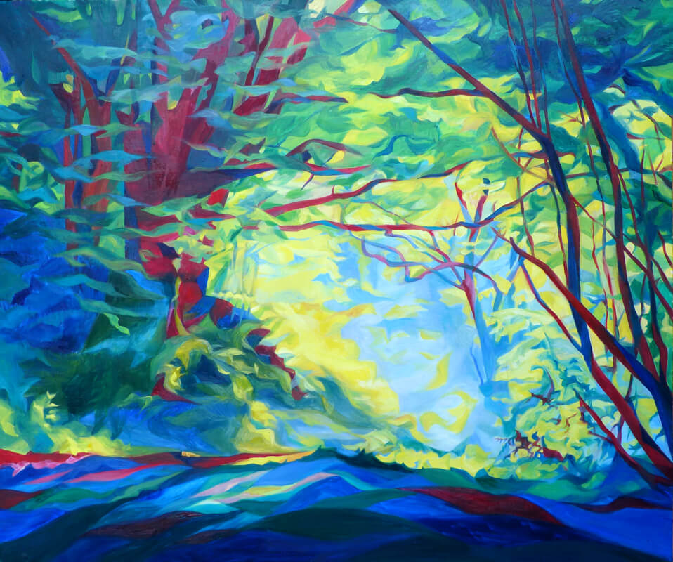 Peinture: Le pas de l’Ange, Huile sur Toile